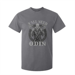 Viking T Shirt For Kid Y'all Need Odin TS09 Charcoal Print Your Wear