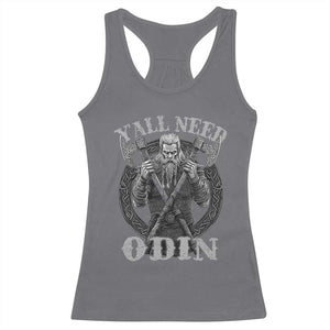 Viking Racerback Tank Top Y'all Need Odin TS09 Charcoal Print Your Wear
