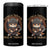Viking Cat 4 in 1 Can Cooler Tumbler Norse Mythology Cat Warrior TS09 One Size: 16 oz Black Print Your Wear