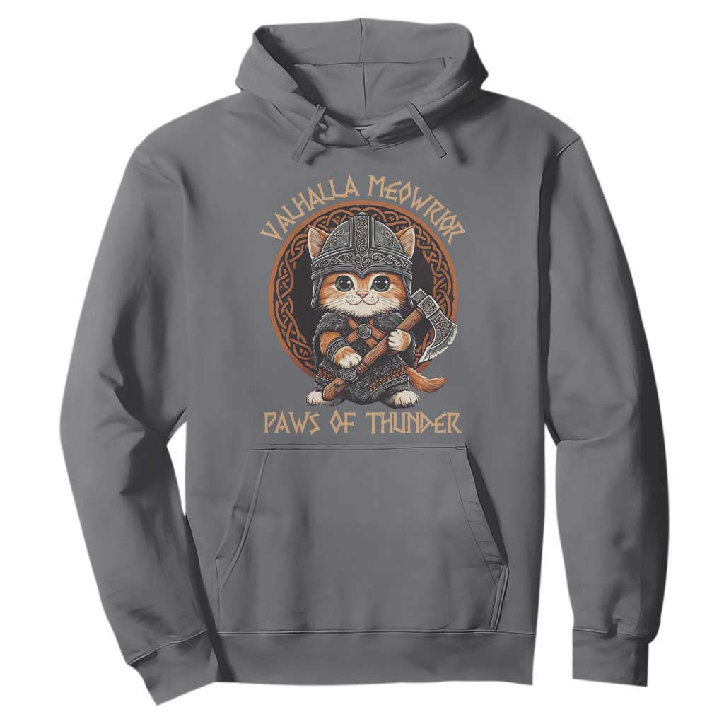 Viking Cat Hoodie Norse Mythology Cat Warrior TS09 Charcoal Print Your Wear