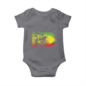 Juneteenth Baby Onesie Lion King 1865 African American TS09 Charcoal Print Your Wear