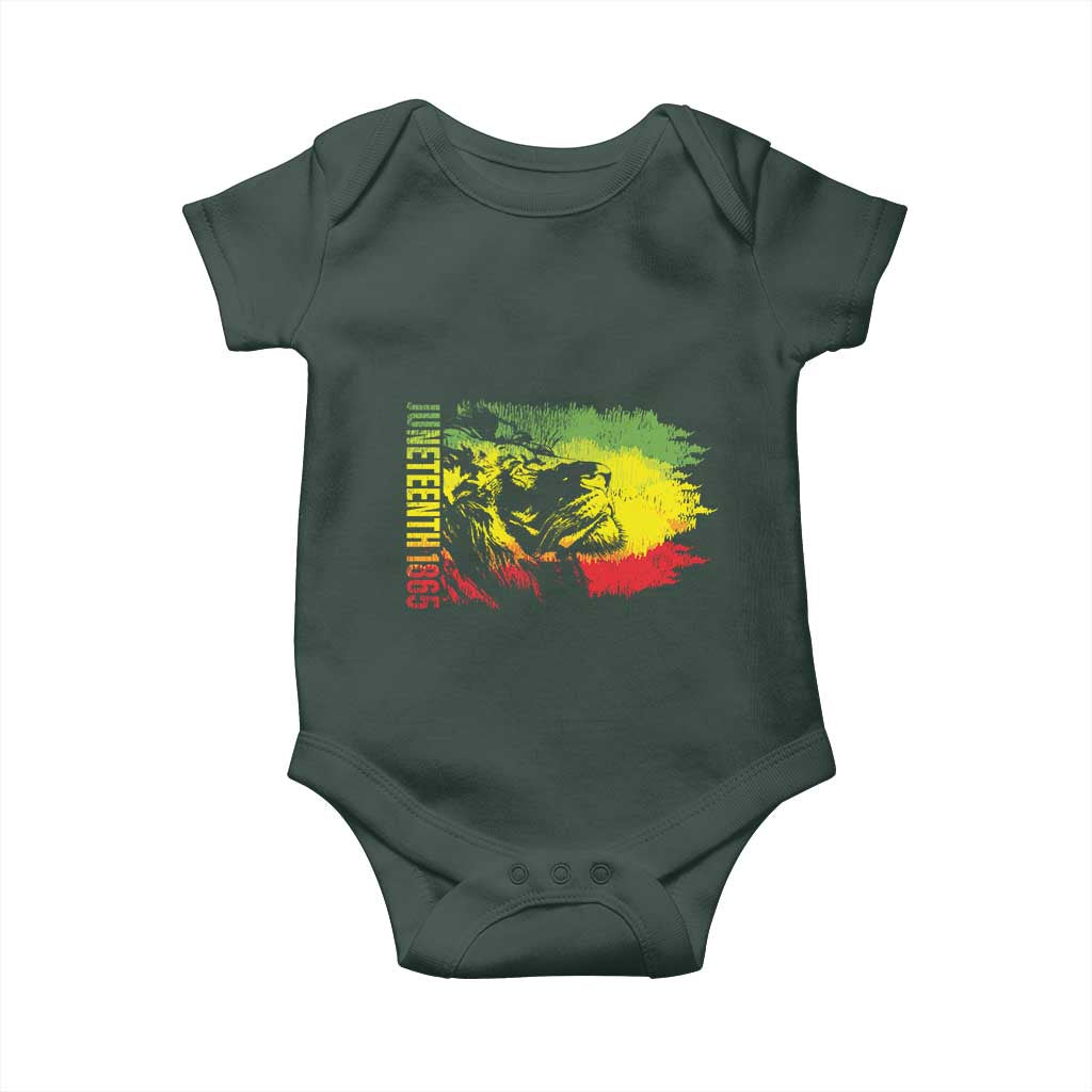 Juneteenth Baby Onesie Lion King 1865 African American TS09 Print Your Wear