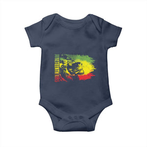 Juneteenth Baby Onesie Lion King 1865 African American TS09 Navy Print Your Wear
