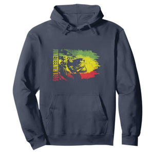 Juneteenth 1865 African American Lion King Hoodie TS09 Navy Print Your Wear