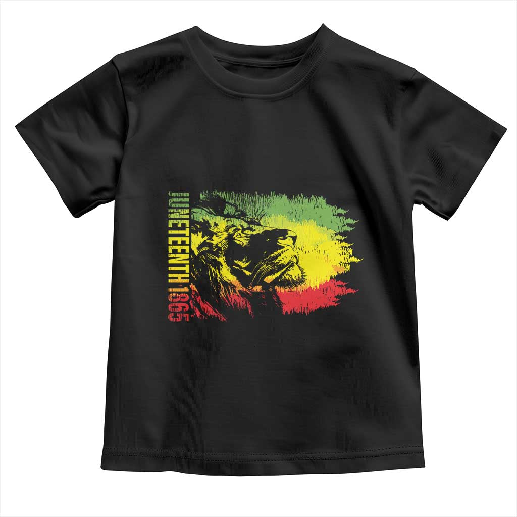 Juneteenth Toddler T Shirt Lion King 1865 African American TS09 Black Print Your Wear
