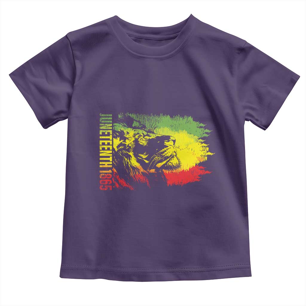 Juneteenth Toddler T Shirt Lion King 1865 African American TS09 Purple Print Your Wear
