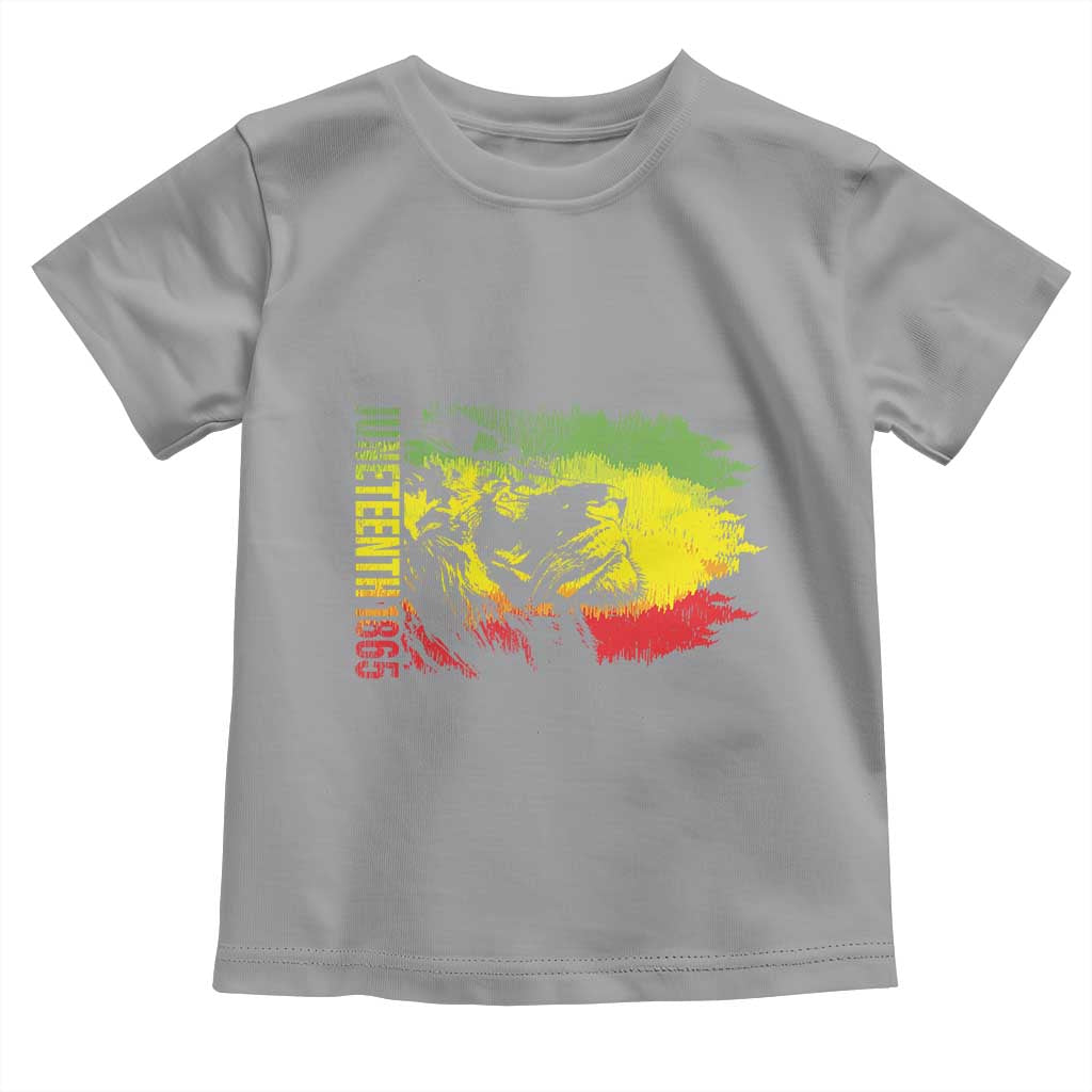 Juneteenth Toddler T Shirt Lion King 1865 African American TS09 Sport Gray Print Your Wear