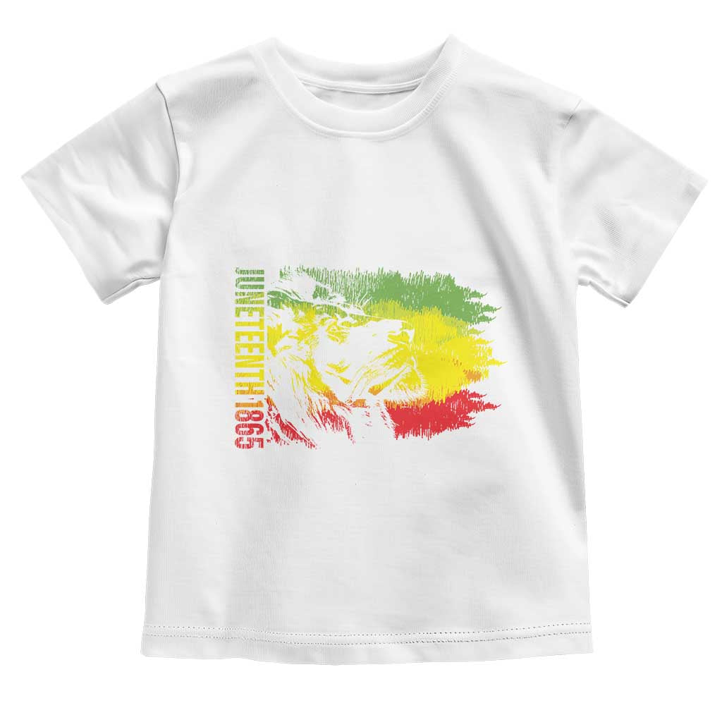 Juneteenth Toddler T Shirt Lion King 1865 African American TS09 White Print Your Wear