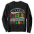 Juneteenth Sweatshirt Emancipation Day Black American Freedom June 19th 1865 TS09 Black Print Your Wear