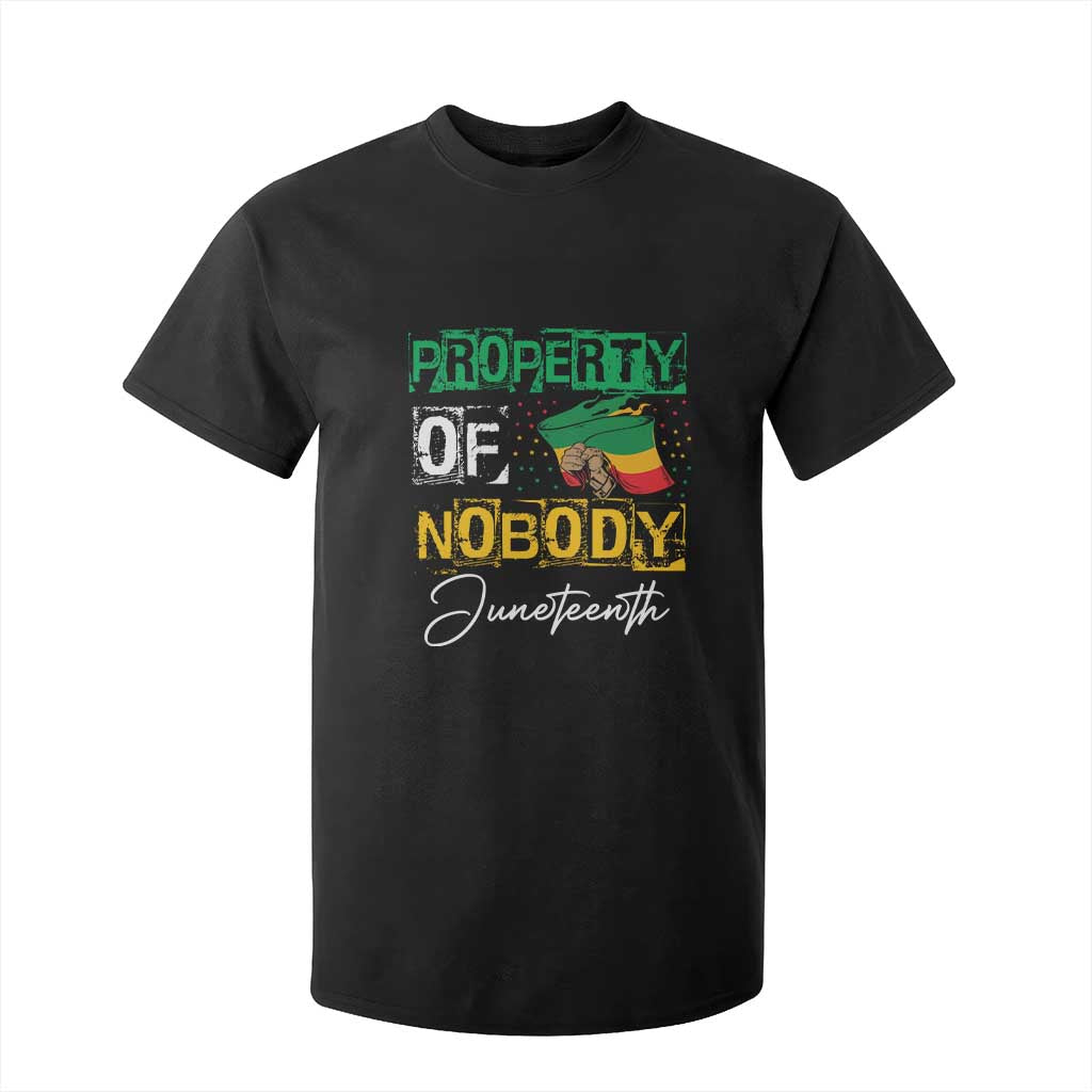Property Of Nobody Melanin Black Freedom T Shirt For Kid TS09 Black Print Your Wear