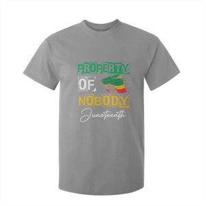 Property Of Nobody Melanin Black Freedom T Shirt For Kid TS09 Sport Gray Print Your Wear