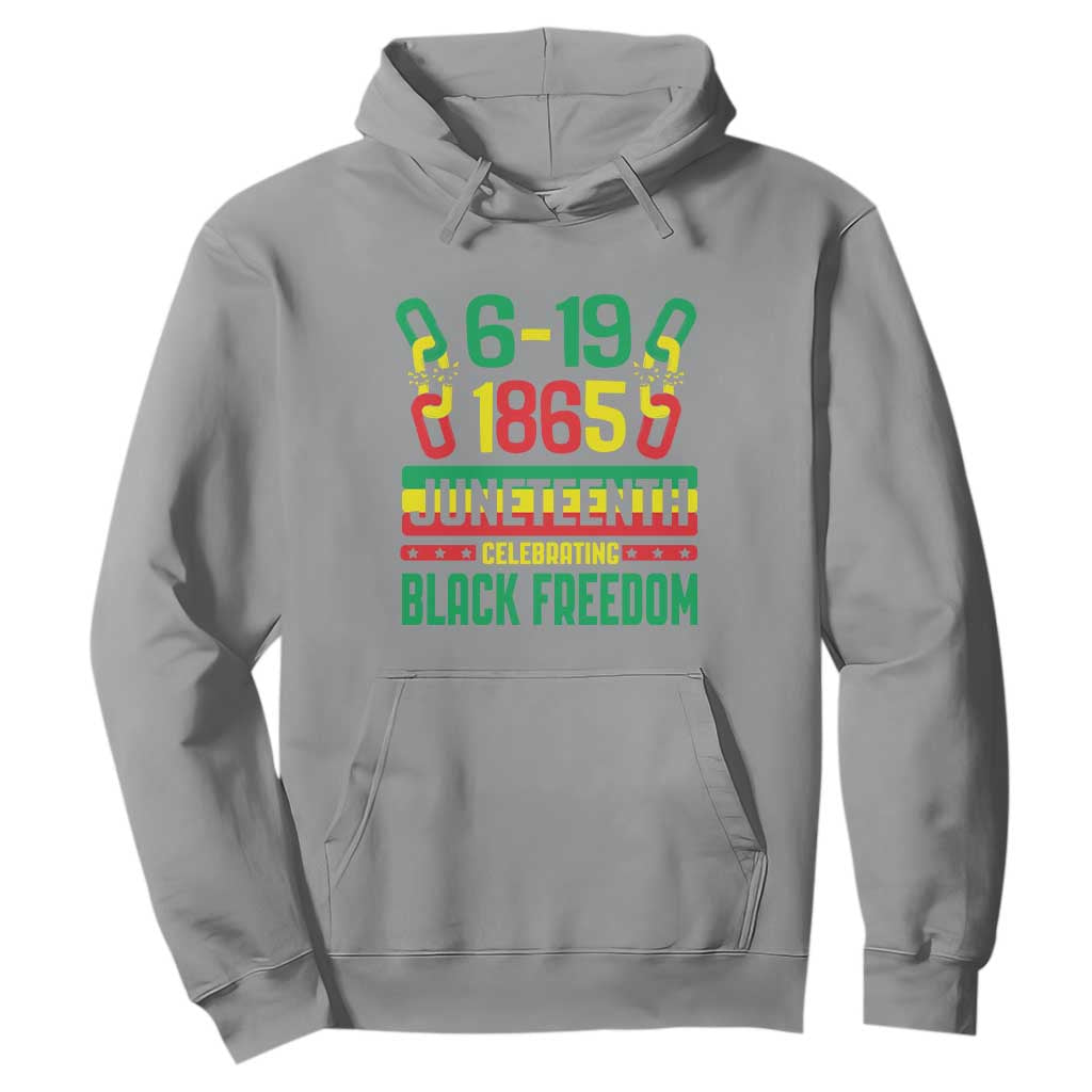 Juneteenth Celebrating Black Freedom 1865 African American Hoodie TS09 Sport Gray Print Your Wear