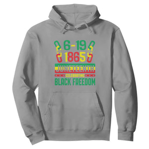 Juneteenth Celebrating Black Freedom 1865 African American Hoodie TS09 Sport Gray Print Your Wear