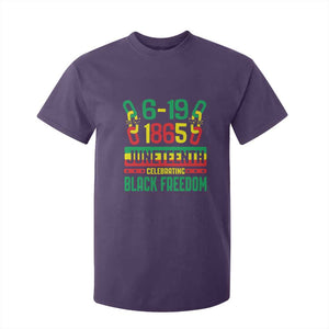 Juneteenth T Shirt For Kid Celebrating Black Freedom 1865 TS09 Purple Print Your Wear