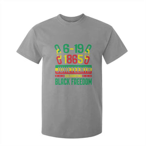 Juneteenth T Shirt For Kid Celebrating Black Freedom 1865 TS09 Sport Gray Print Your Wear