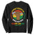 Juneteenth Sweatshirt Breaking Every Chain Since 1865 TS09 Black Print Your Wear