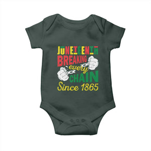 Black Pride Juneteenth Baby Onesie Breaking Every Chain Since 1865 TS09 Print Your Wear