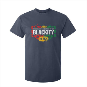 Black Pride Juneteenth T Shirt For Kid I'm Black Everyday But Today I'm Blackity Pride TS09 Navy Print Your Wear