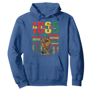 Juneteenth Hoodie 1865 Black Freedom African Resilience Remembrance TS09 Royal Blue Print Your Wear
