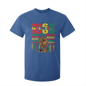 Juneteenth 1865 T Shirt For Kid Black Freedom African Resilience Remembrance TS09 Royal Blue Print Your Wear