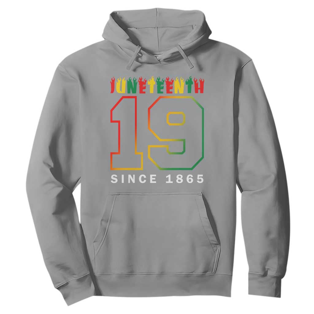 Juneteenth Hoodie 19th 1865 Melanin Black Freedom TS09 Sport Gray Print Your Wear