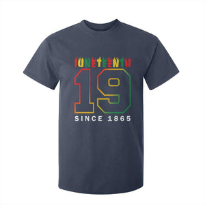 Melanin Black Freedom Juneteenth 1865 T Shirt For Kid TS09 Navy Print Your Wear