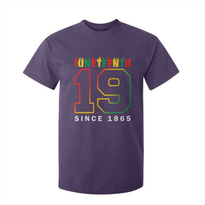 Melanin Black Freedom Juneteenth 1865 T Shirt For Kid TS09 Purple Print Your Wear