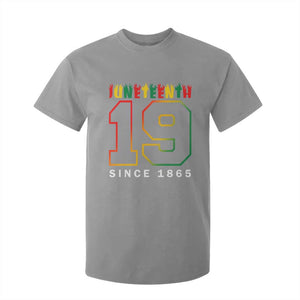 Melanin Black Freedom Juneteenth 1865 T Shirt For Kid TS09 Sport Gray Print Your Wear