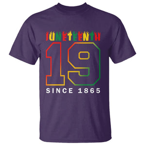 Juneteenth T Shirt 19th 1865 Melanin Black Freedom TS09 Purple Print Your Wear