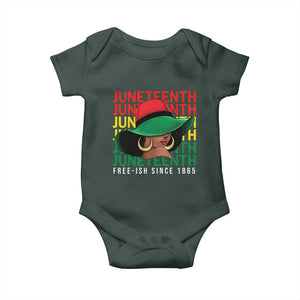 Juneteenth Baby Onesie Freeish Since 1865 Black Women Pride Melanin TS09 Print Your Wear