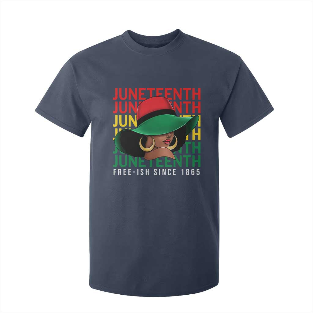 Juneteenth T Shirt For Kid Freeish Since 1865 Black Women Pride Melanin TS09 Navy Print Your Wear