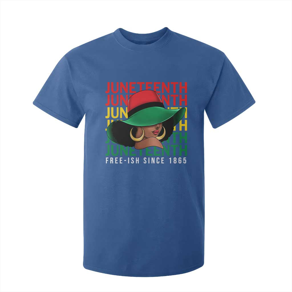 Juneteenth T Shirt For Kid Freeish Since 1865 Black Women Pride Melanin TS09 Royal Blue Print Your Wear