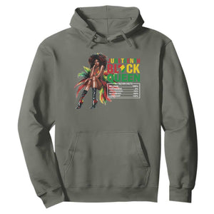 Juneteenth Hoodie Black Queen Nutritional Facts TS09 Military Green Print Your Wear