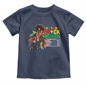 Juneteenth Toddler T Shirt Black Queen Nutritional Facts TS09 Navy Print Your Wear