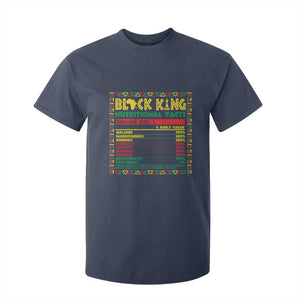 Juneteenth T Shirt For Kid Black King Nutritional Facts African American Dad Men TS09 Navy Print Your Wear