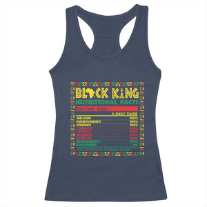 Juneteenth Racerback Tank Top Black King Nutritional Facts African American Dad Men TS09 Navy Print Your Wear