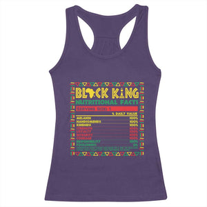 Juneteenth Racerback Tank Top Black King Nutritional Facts African American Dad Men TS09 Purple Print Your Wear