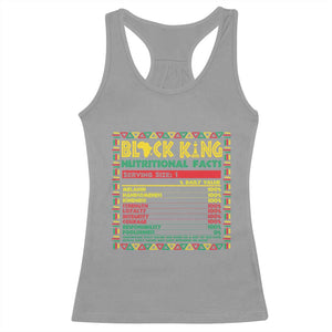 Juneteenth Racerback Tank Top Black King Nutritional Facts African American Dad Men TS09 Sport Gray Print Your Wear