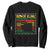 Juneteenth Sweatshirt Black King Nutritional Facts TS09 Black Print Your Wear