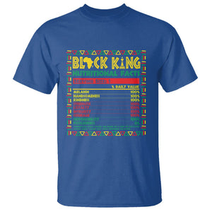 Juneteenth T Shirt Black King Nutritional Facts TS09 Royal Blue Print Your Wear