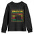 Juneteenth Youth Sweatshirt Black King Nutritional Facts African American Dad Men TS09 Black Print Your Wear