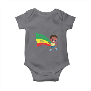 Juneteenth 1865 Cool Melanin Black Boys Kids Baby Onesie TS09 Charcoal Print Your Wear