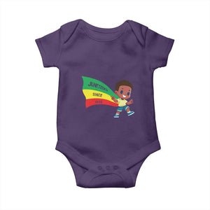 Juneteenth 1865 Cool Melanin Black Boys Kids Baby Onesie TS09 Purple Print Your Wear