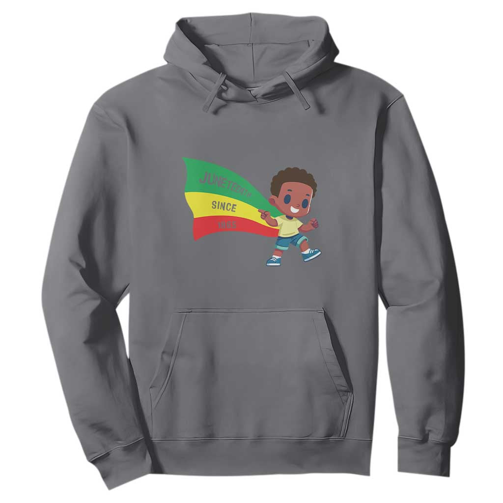 Juneteenth 1865 Cool Melanin Black Boys Kids Hoodie TS09 Charcoal Print Your Wear