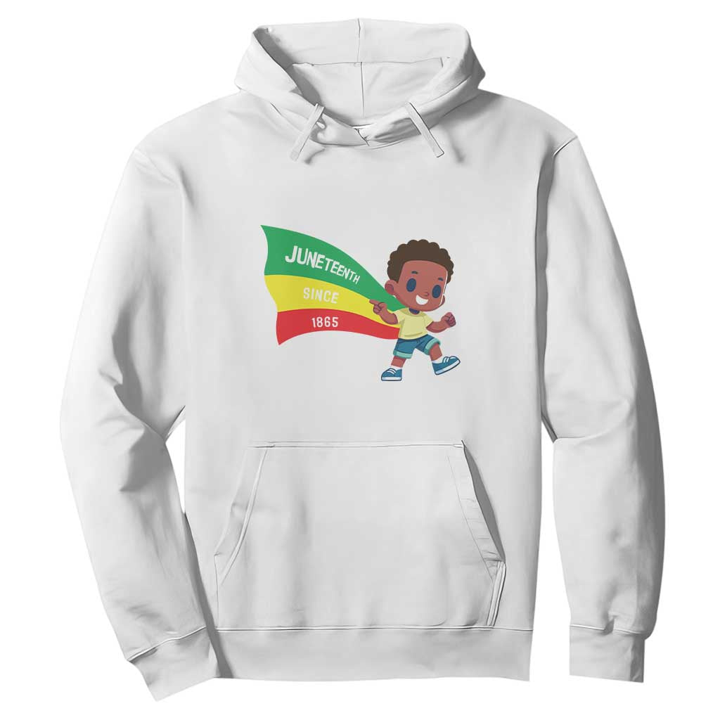 Juneteenth 1865 Cool Melanin Black Boys Kids Hoodie TS09 White Print Your Wear
