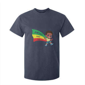 Juneteenth 1865 Cool Melanin Black Boys Kids T Shirt For Kid TS09 Navy Print Your Wear