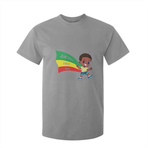 Juneteenth 1865 Cool Melanin Black Boys Kids T Shirt For Kid TS09 Sport Gray Print Your Wear
