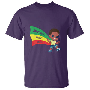 Juneteenth 1865 Cool Melanin Black Boys Kids T Shirt TS09 Purple Print Your Wear