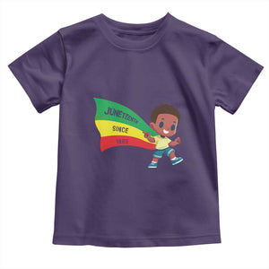 Juneteenth 1865 Cool Melanin Black Boys Kids Toddler T Shirt TS09 Purple Print Your Wear
