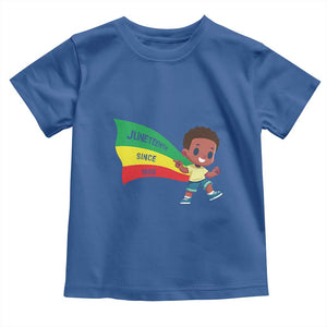 Juneteenth 1865 Cool Melanin Black Boys Kids Toddler T Shirt TS09 Royal Blue Print Your Wear